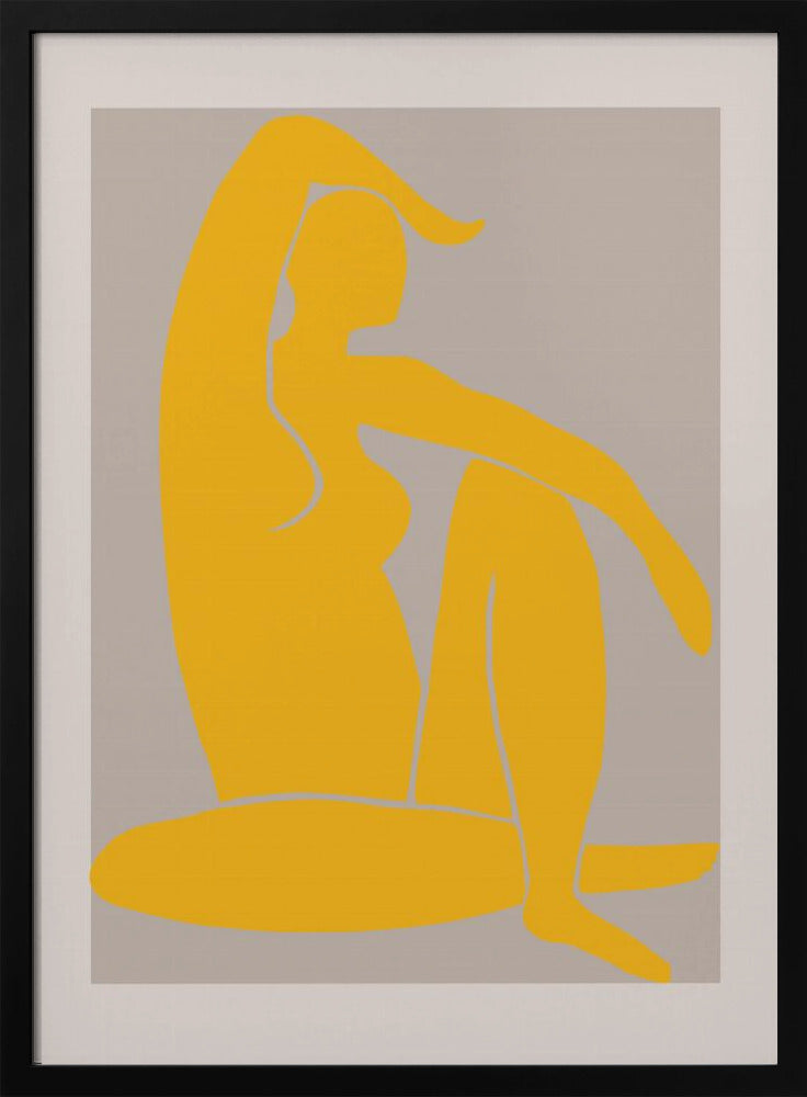 Gele Figuur | Poster