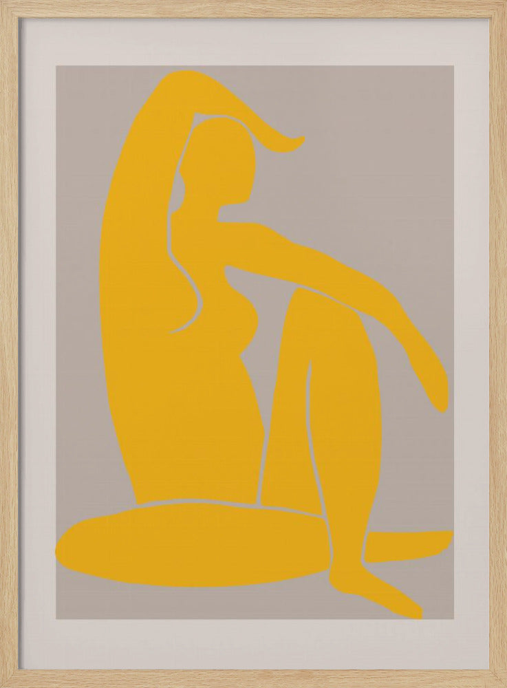 Gele Figuur | Poster