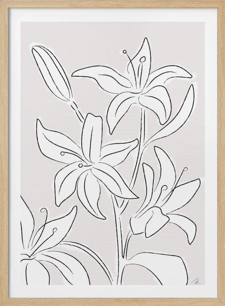 Lelies nr. 3 | Poster