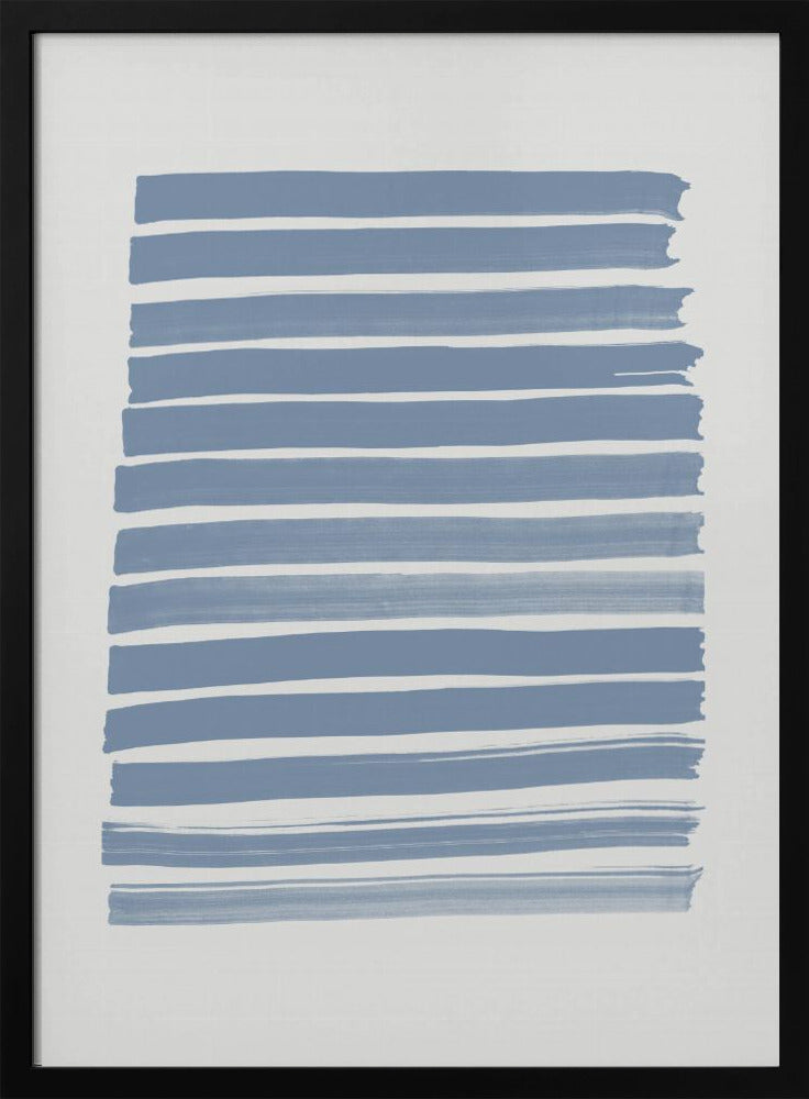 Blauwe Strepen | Poster