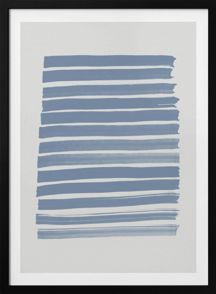 Blauwe Strepen | Poster
