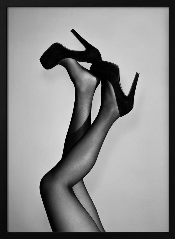 Fluwelen pumps | Poster