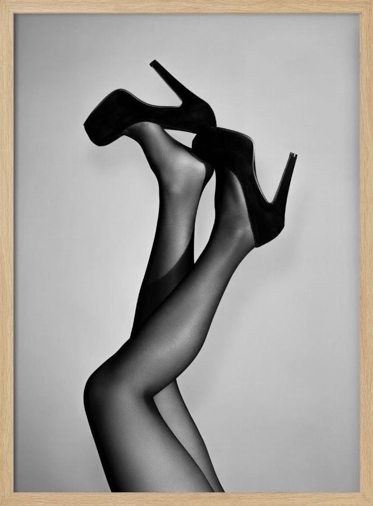Fluwelen pumps | Poster