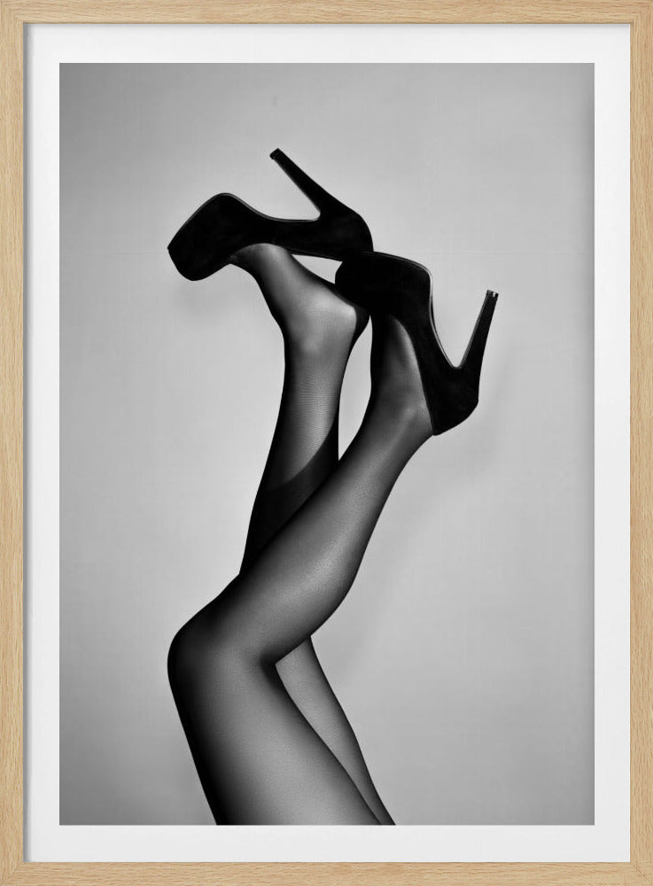 Fluwelen pumps | Poster