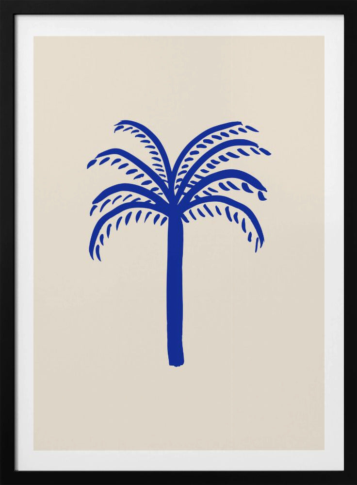 Blauwe Palm | Poster