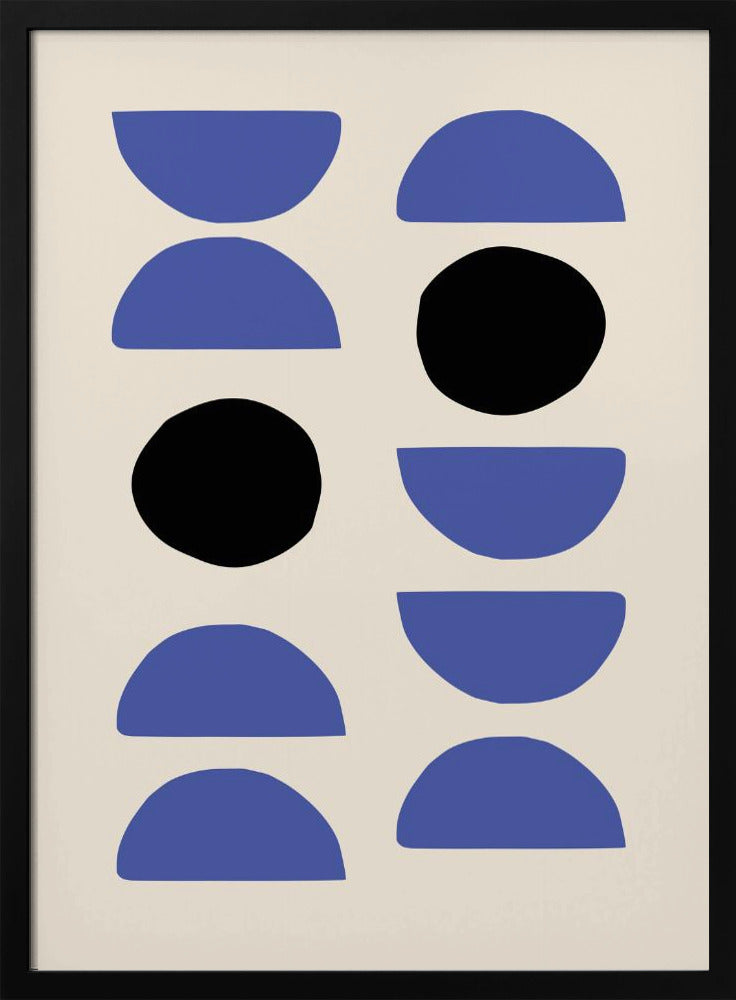Blue Shapes | Poster