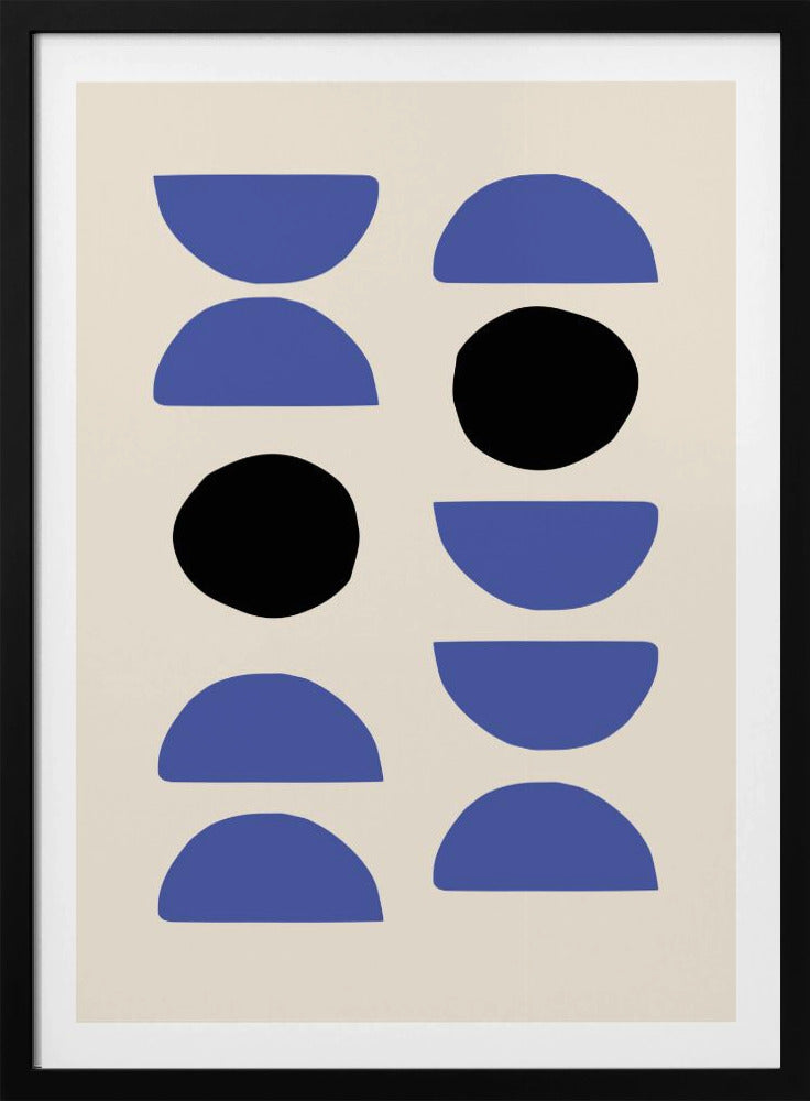 Blue Shapes | Poster
