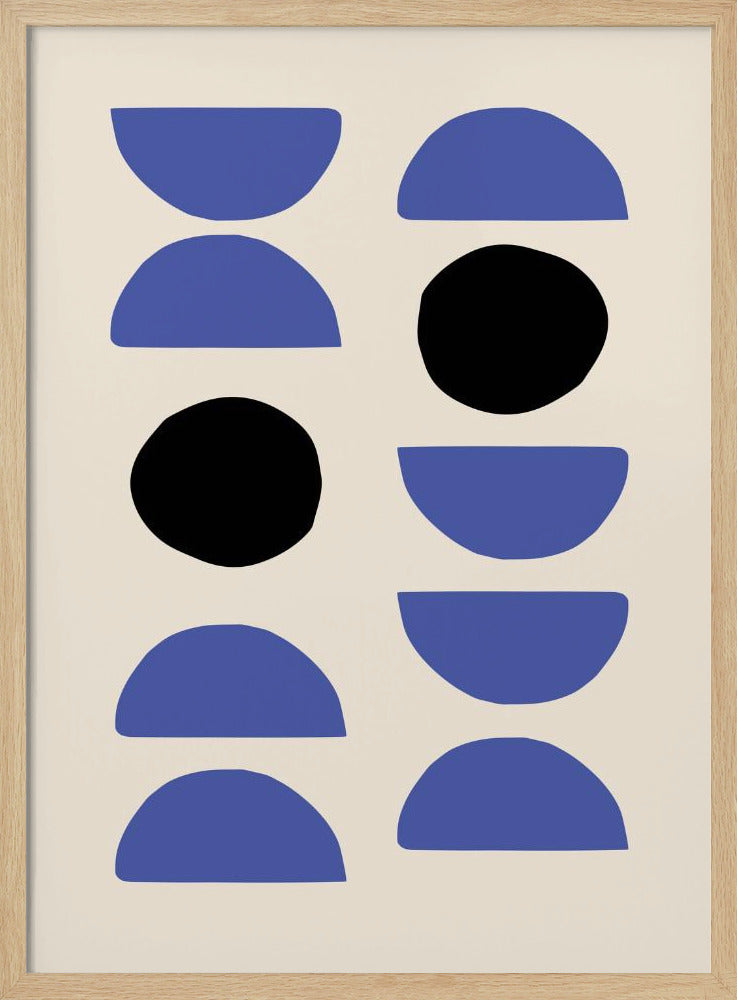 Blue Shapes | Poster