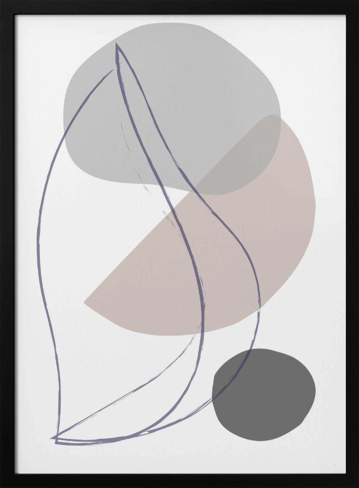 Nieuwe vormen Beige 01 | Poster