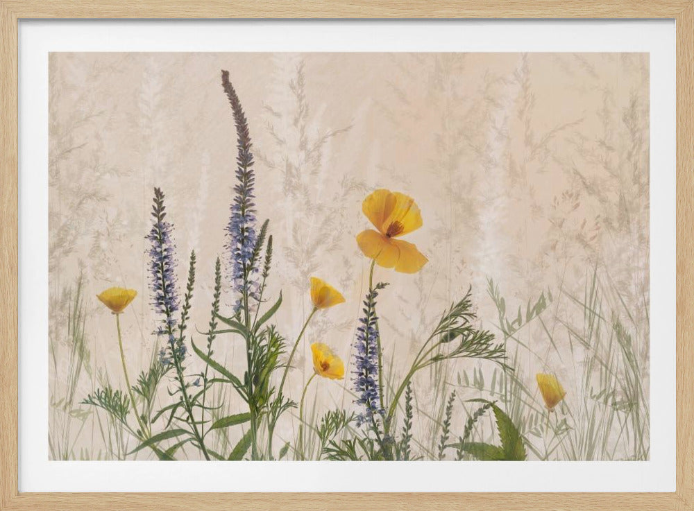 Dromen van bloemen | Poster
