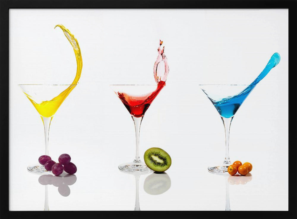 Cocktails en fruit | Poster