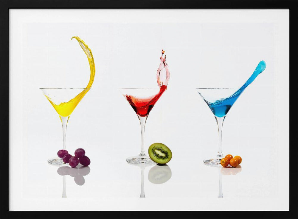 Cocktails en fruit | Poster