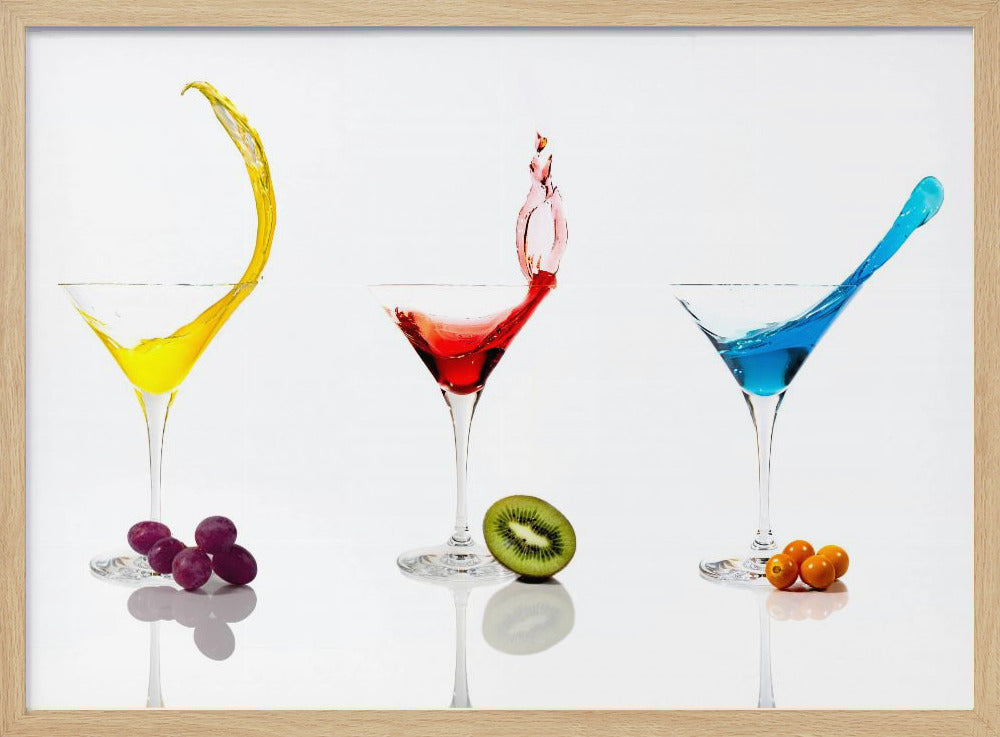 Cocktails en fruit | Poster