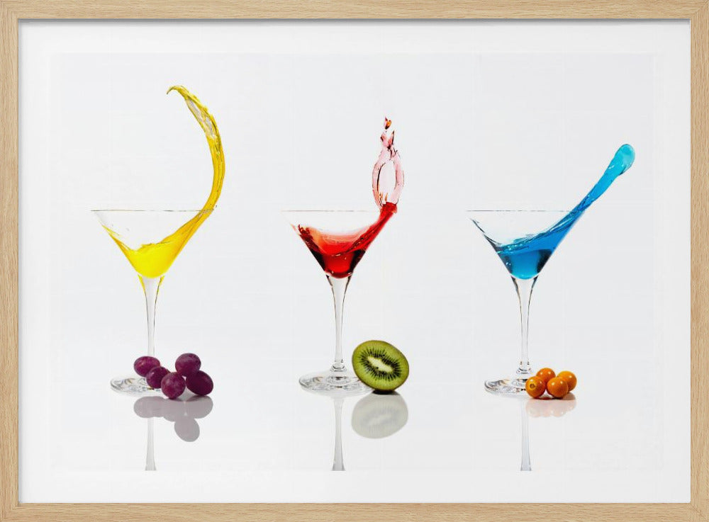 Cocktails en fruit | Poster