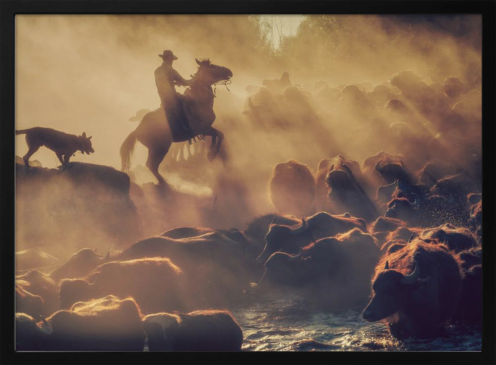 De buffelherder | Poster