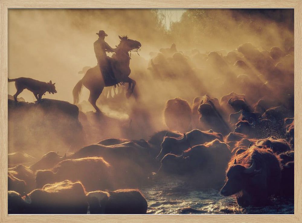 De buffelherder | Poster