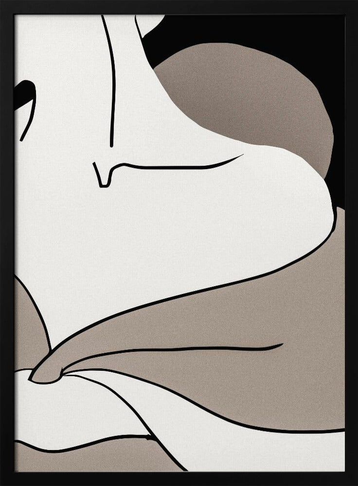 matisse_schouder_vector_002_Zwart | Poster