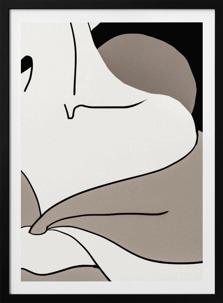 matisse_schouder_vector_002_Zwart | Poster