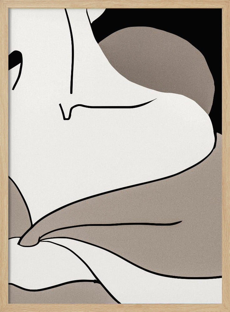 matisse_schouder_vector_002_Zwart | Poster
