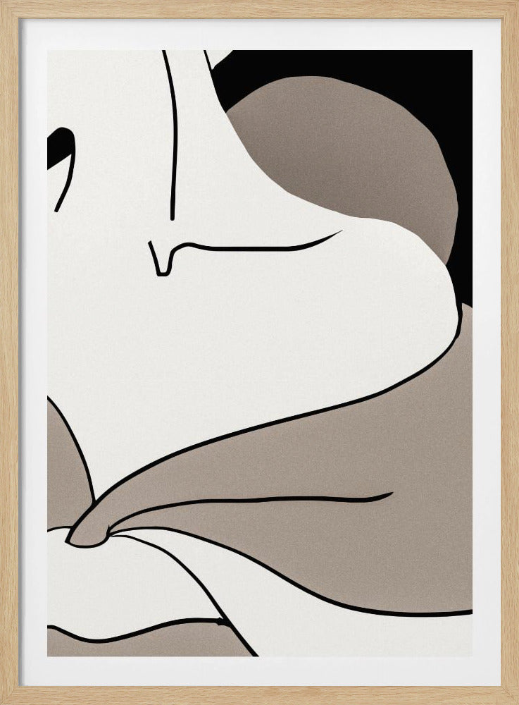 matisse_schouder_vector_002_Zwart | Poster
