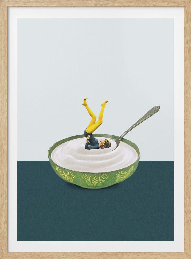 Yoga in mijn yoghurt | Poster
