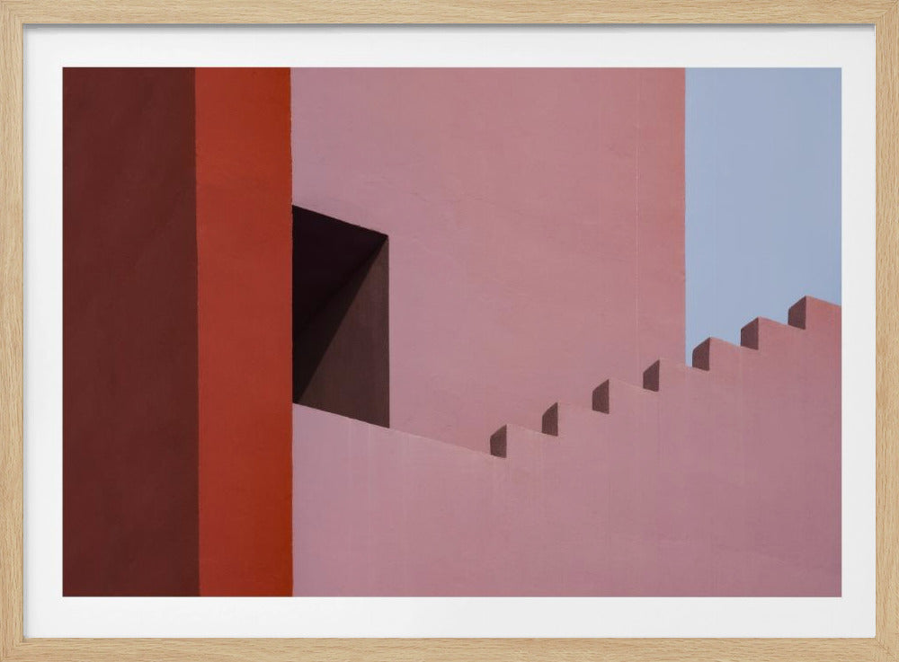 Muurschildering Rood #7 | Poster
