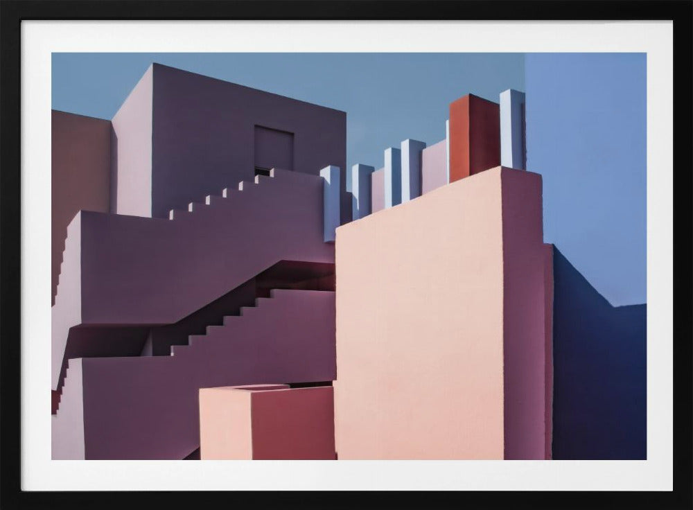 Muurschildering Rood #9 | Poster