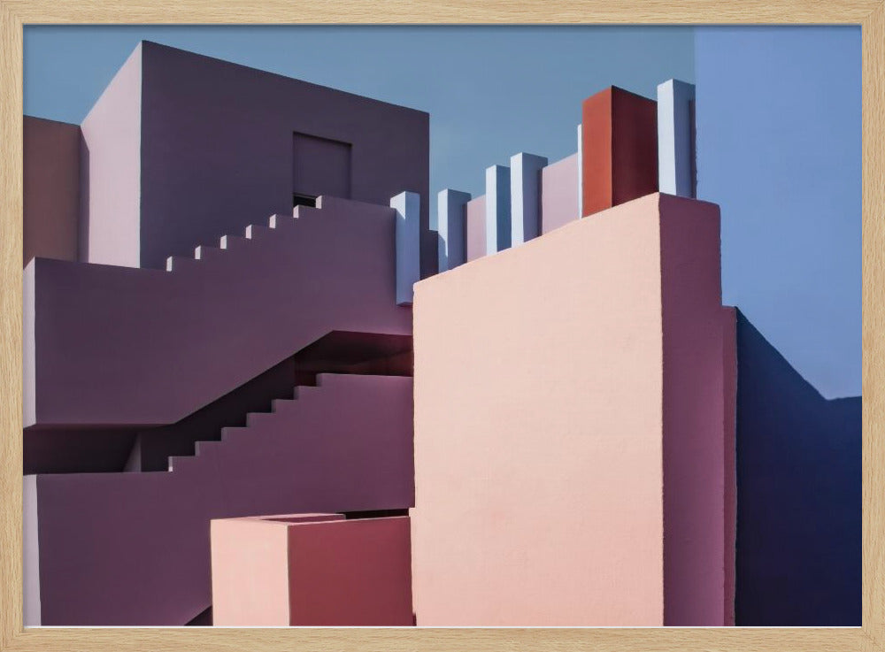 Muurschildering Rood #9 | Poster