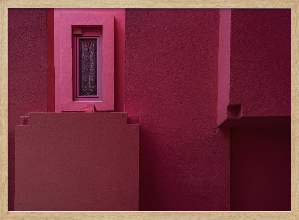 Muurschildering Rood #13 | Poster