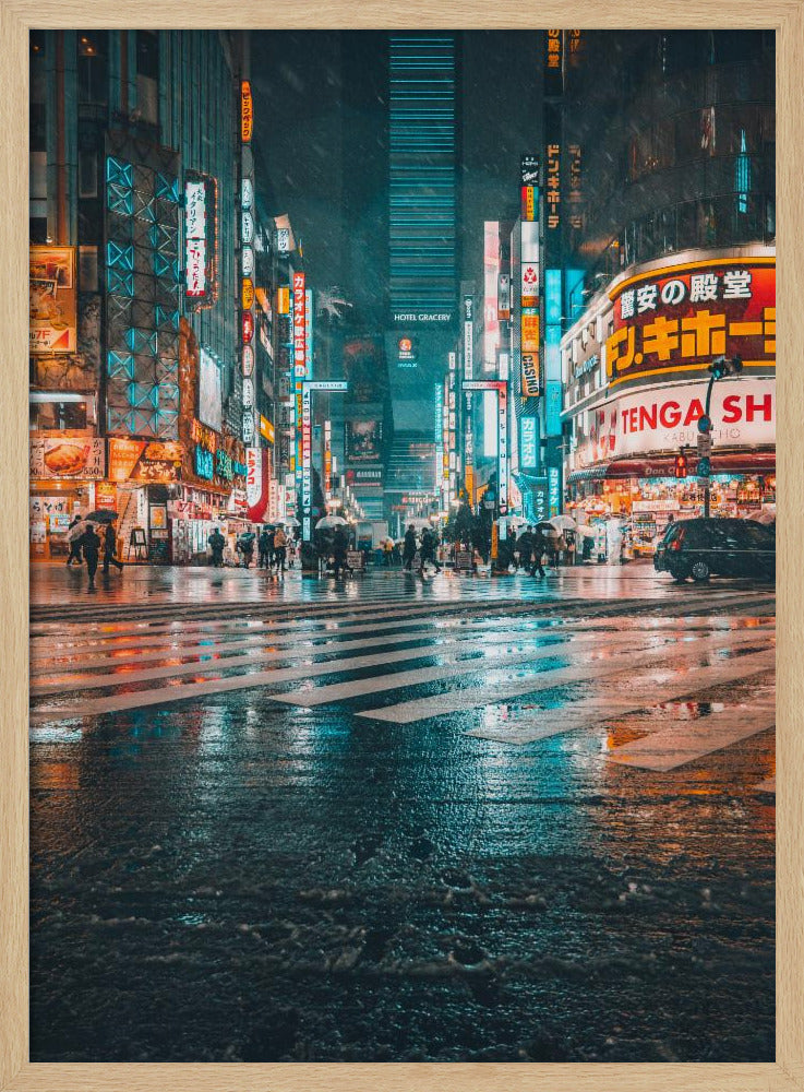 Op straat | Poster