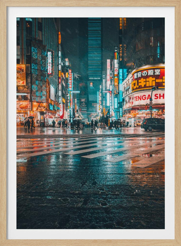 Op straat | Poster