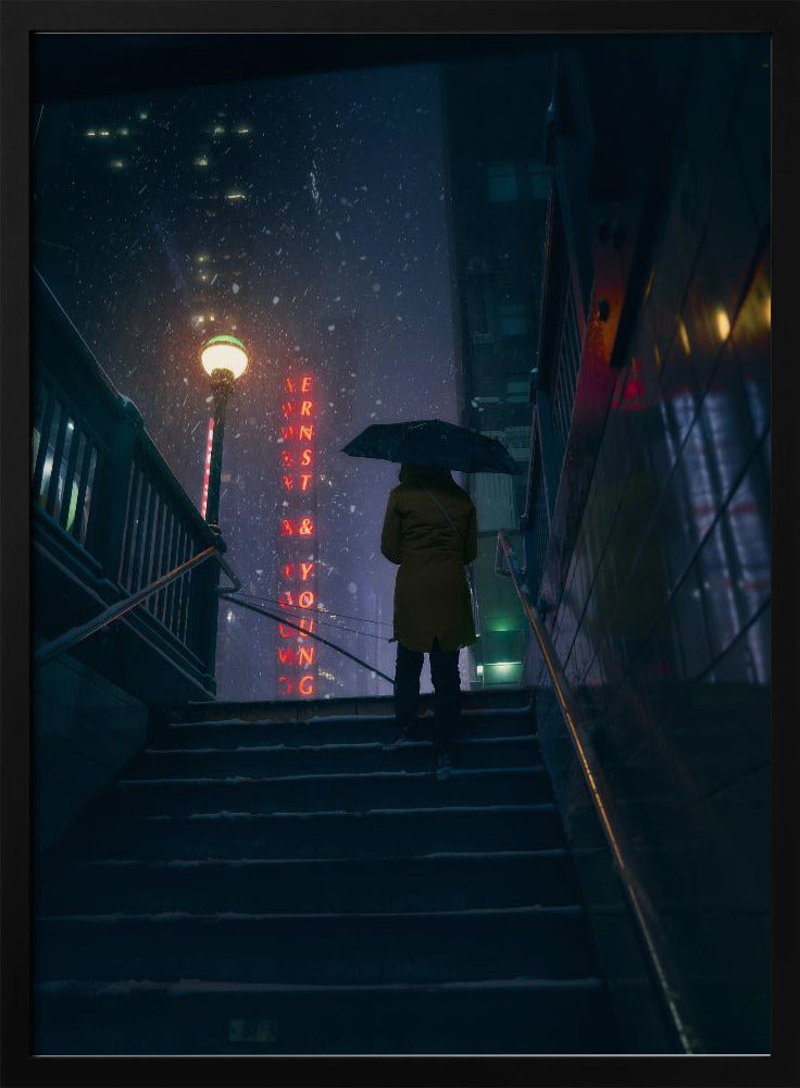 Uitstappen naar de storm | Poster