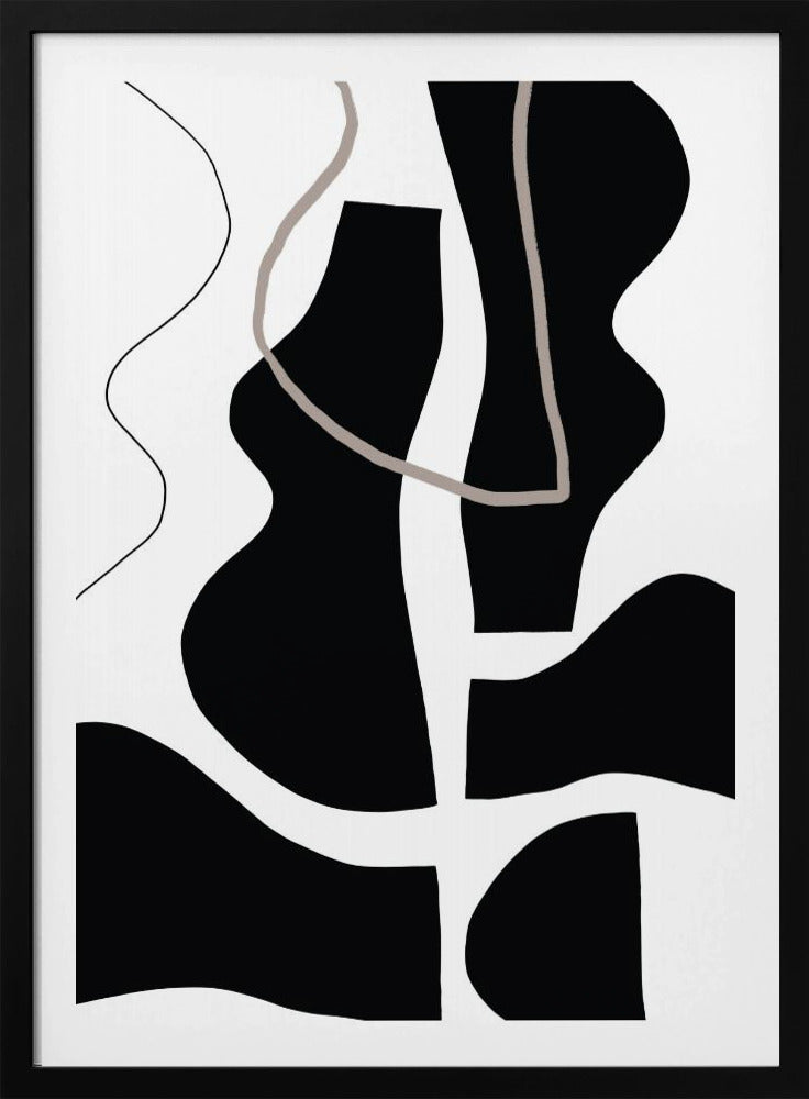 Flowing Silhouettes | Poster