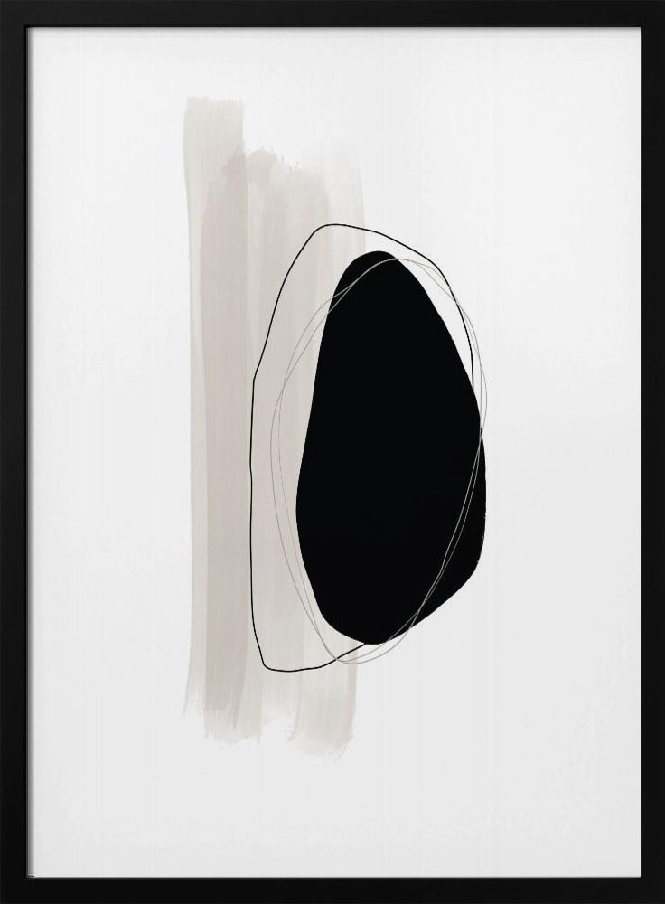 Monochrome stilte | Poster