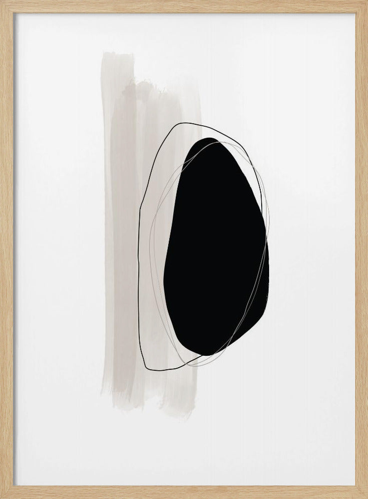 Monochrome stilte | Poster