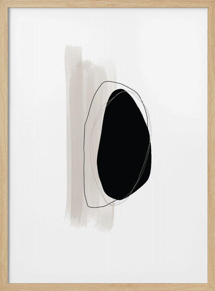 Monochrome stilte | Poster