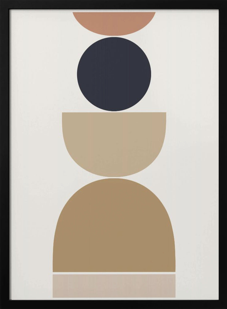 Abstracte geometrische harmonie | Poster