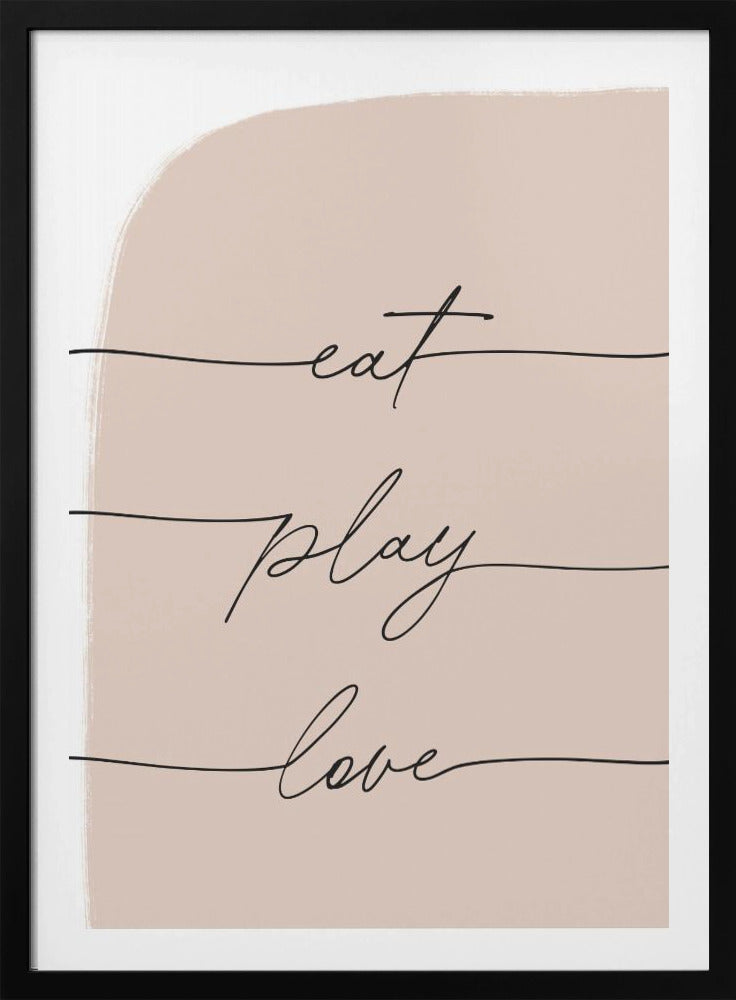 Eet Speel Liefde | Poster
