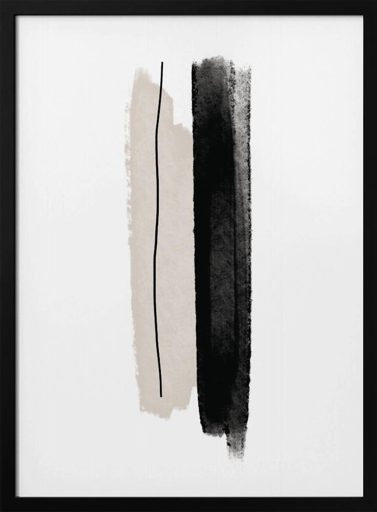 Monochroom evenwicht | Poster