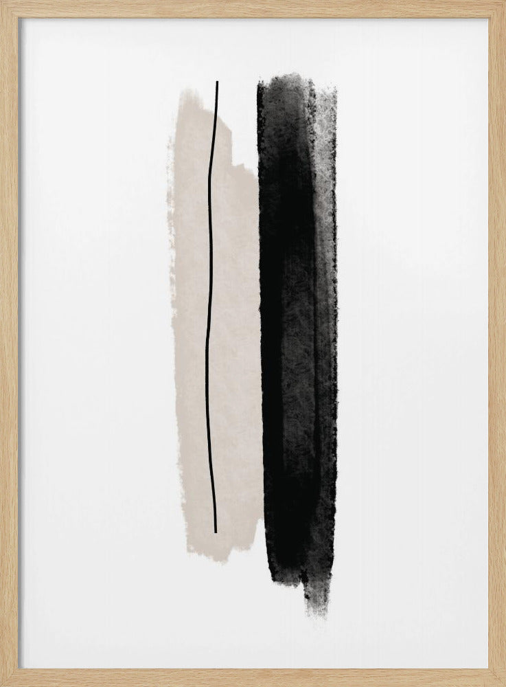 Monochroom evenwicht | Poster