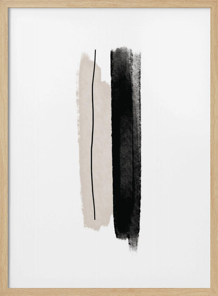 Monochroom evenwicht | Poster