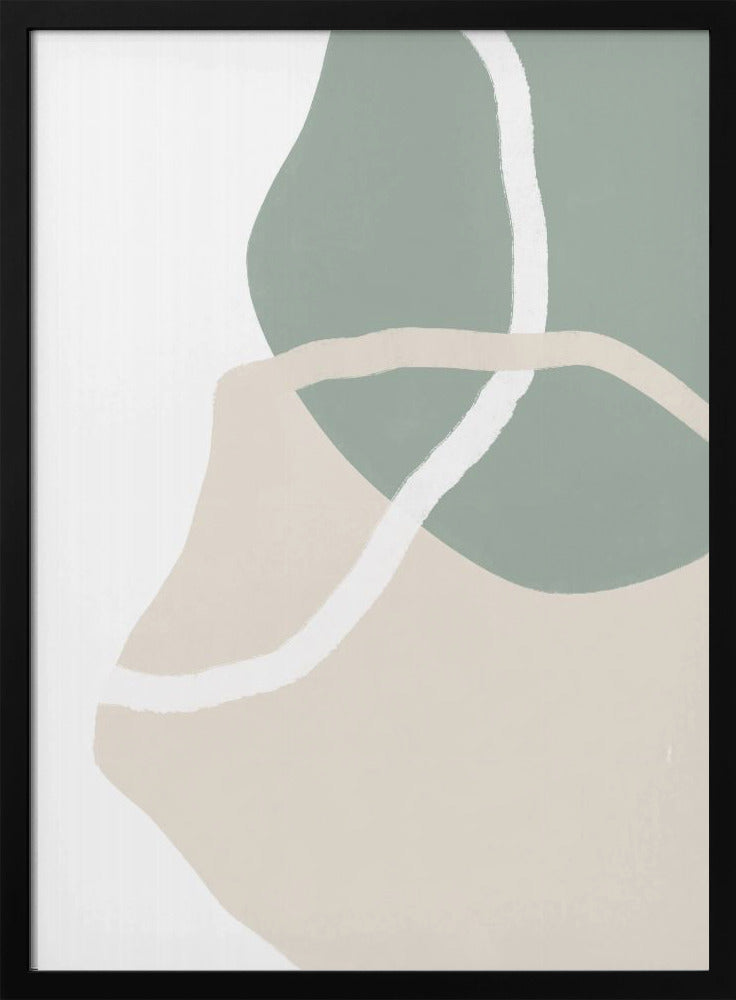 Abstracte aardstroom | Poster