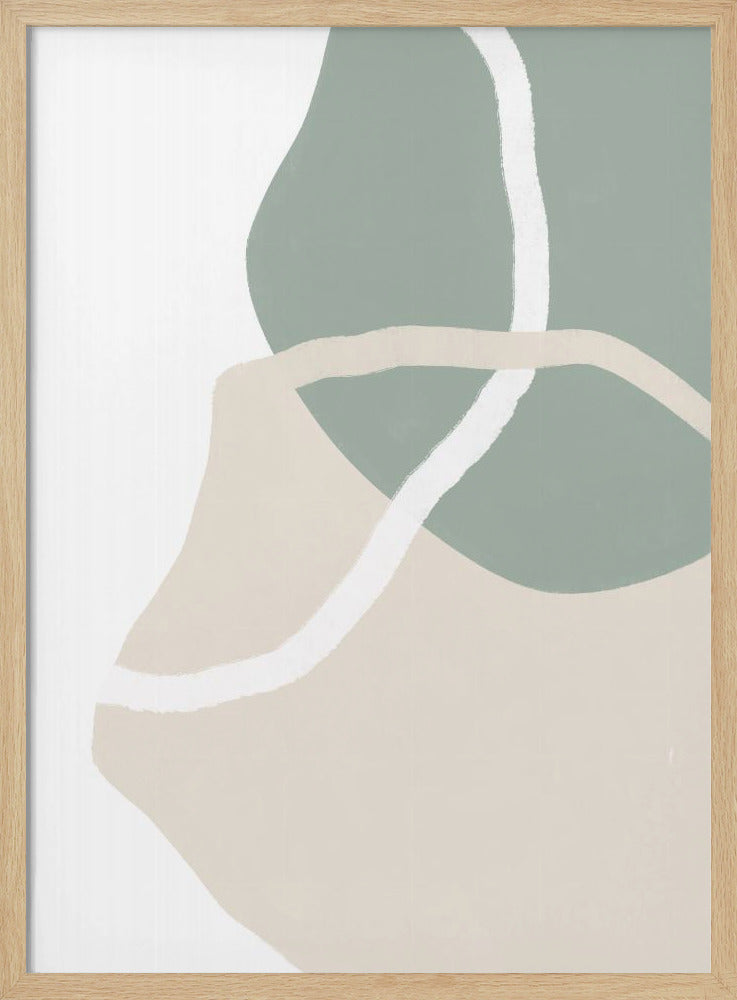 Abstracte aardstroom | Poster