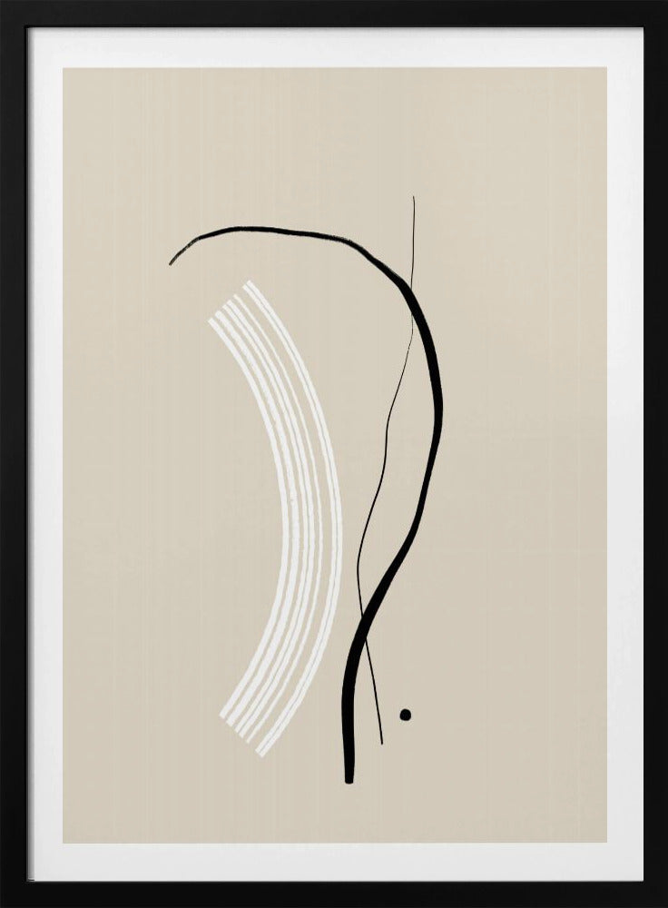 Vloeiende lijnen dansen | Poster