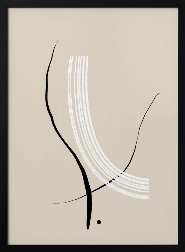 Gebogen elegantie | Poster