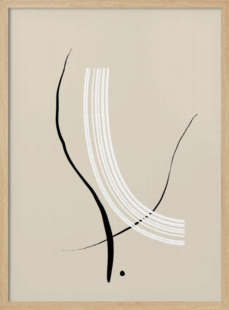 Gebogen elegantie | Poster