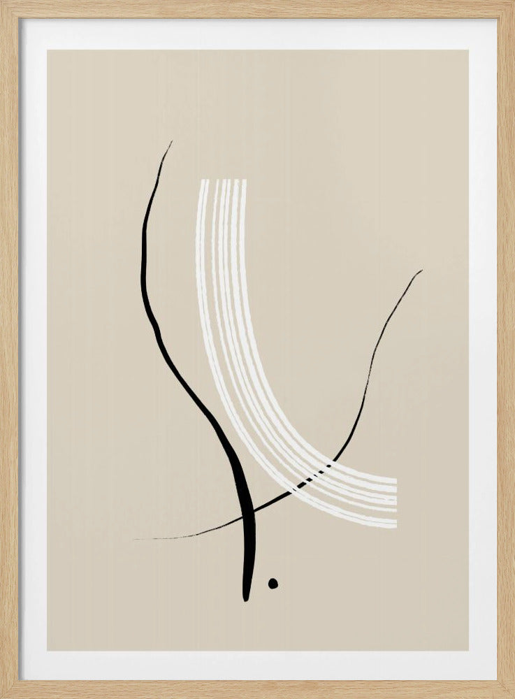 Gebogen elegantie | Poster