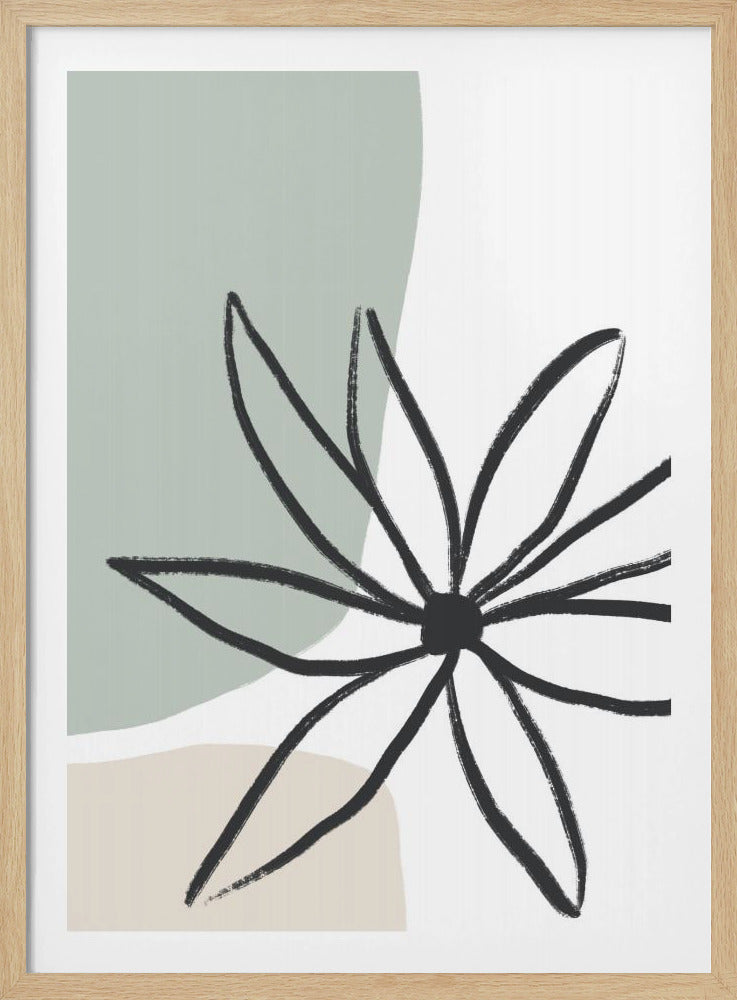 Bloemblaadjes van eenvoud | Poster