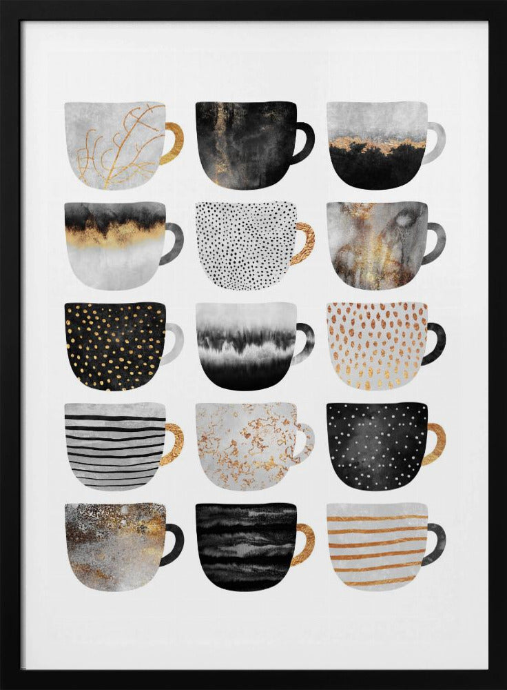 Mooie koffiekopjes | Poster