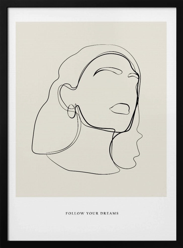 Minimalistische lijnkunst | Poster